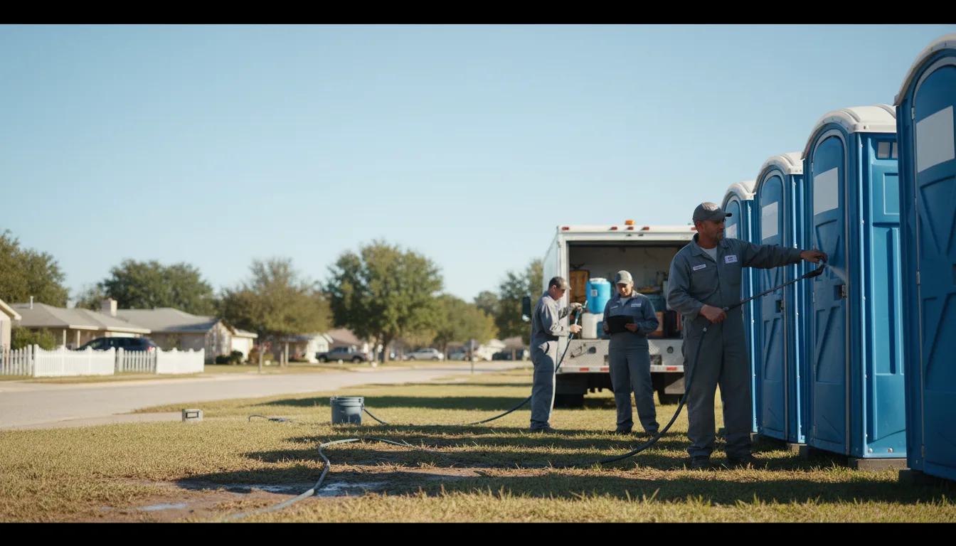 Long-Term Portable Toilet Rental in Downsville, LA near me